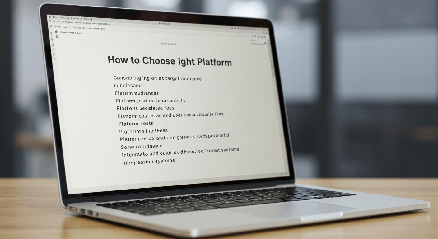 How to Choose the Right Platform
