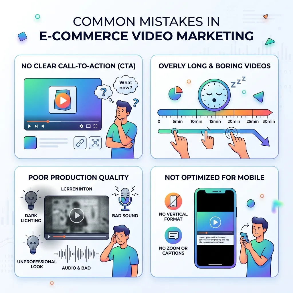 Common Mistakes in E-commerce Video Marketing